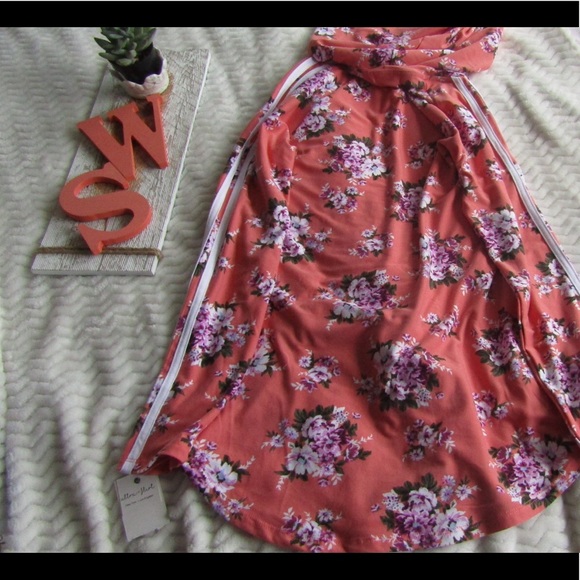 Ultra Flirt Flowered Long Sleeve Top Super Soft - Picture 7 of 7